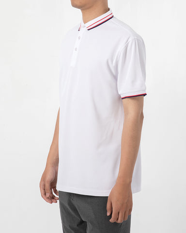 Classic Colorblock Lapel Polo Shirt