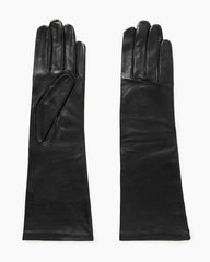Black Lambskin Leather Gloves