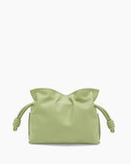 Vespera Mini Calfskin Clutch Light Pear