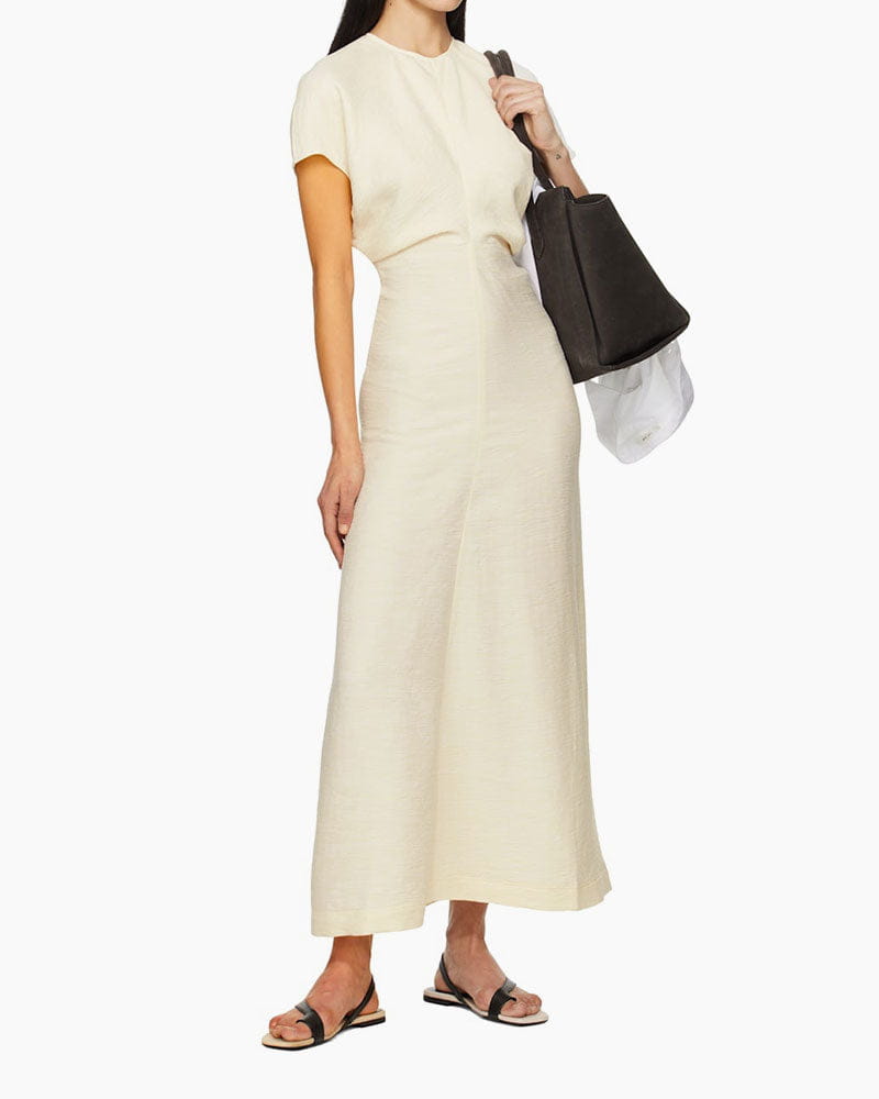 Women's Crinkled Viscose Blend Maxi Dress Secondary image