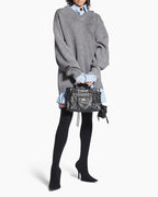 Women's black  LA City Calfskin Bag Small