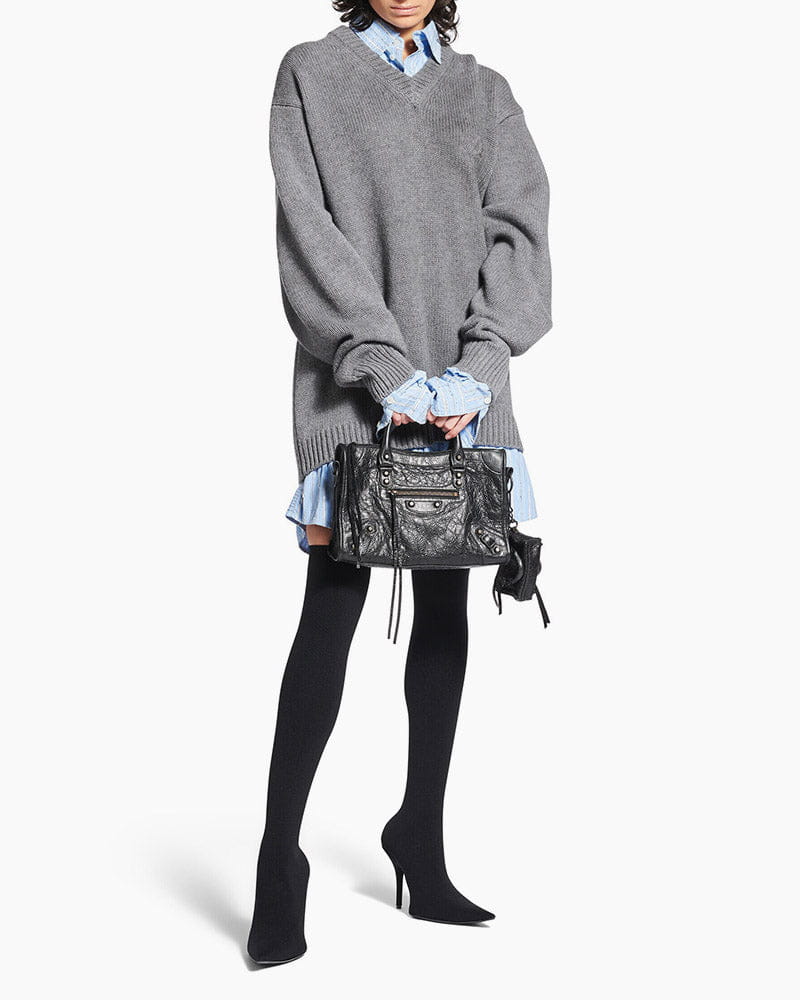 Women's black  LA City Calfskin Bag Small