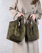 Women's Polo Play Suede Large Tote Bag