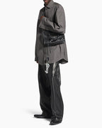 Women's black  LA City Calfskin Bag Small