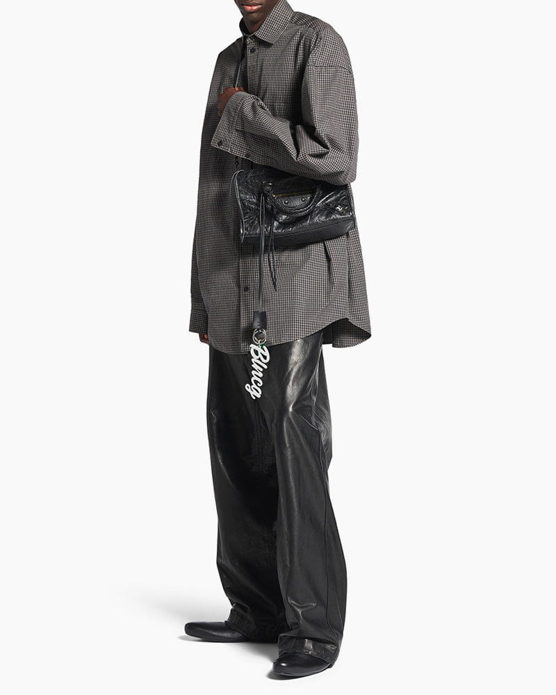 Women's black  LA City Calfskin Bag Small