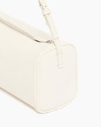 Vespera 90s White Leather Handle Bag