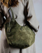 Women's Polo Play Suede Large Tote Bag