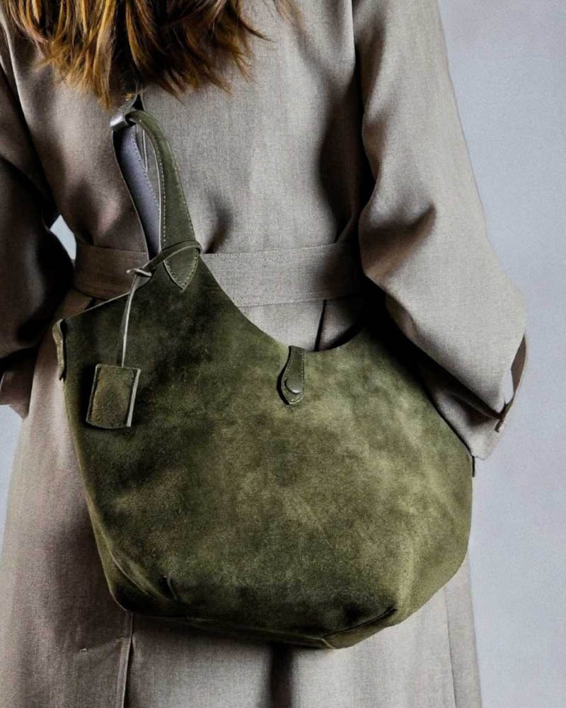 Women's Polo Play Suede Large Tote Bag