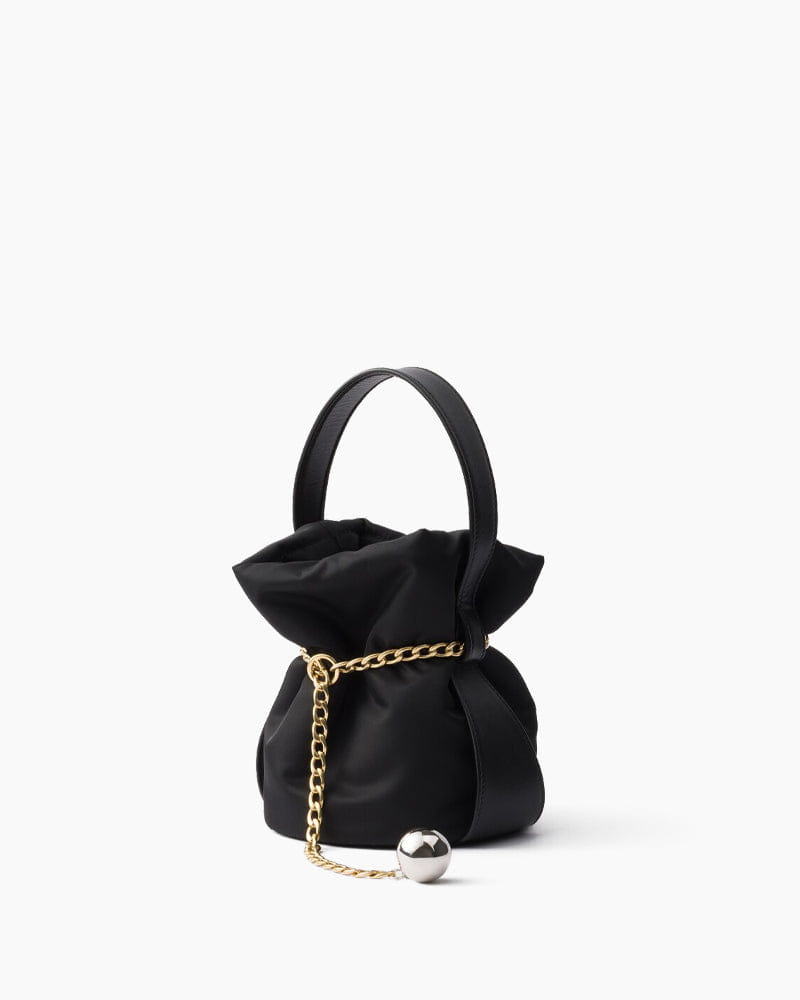 Mini Re-Nylon and Nappa Leather Bucket Bag Main image