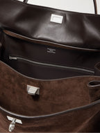 Medium Suede Shoulder Bag