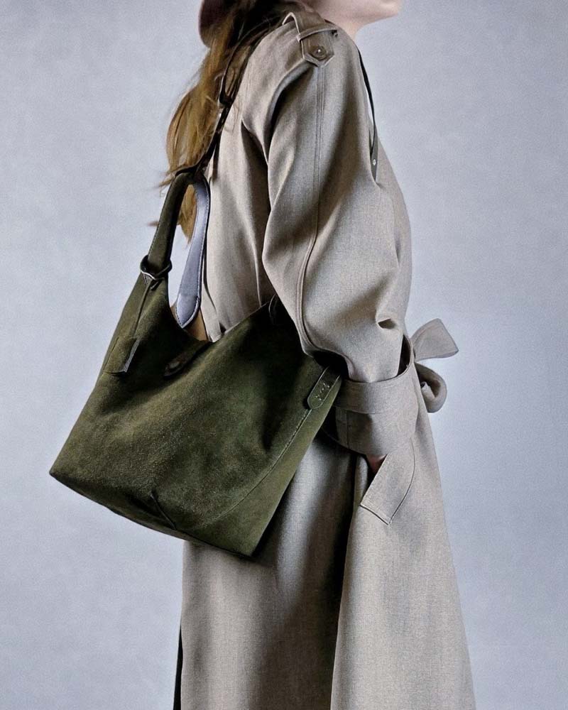 Women's Polo Play Suede Large Tote Bag