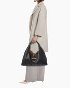 Luxurious Pebbled Leather Shoulder Bag