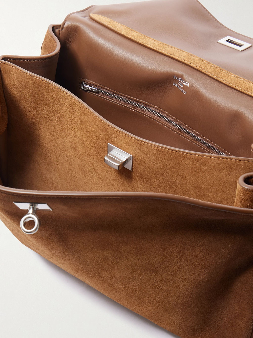 Medium Suede Shoulder Bag