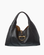 Luxurious Pebbled Leather Shoulder Bag