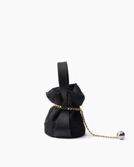 Mini Re-Nylon and Nappa Leather Bucket Bag