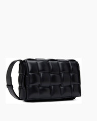 Luxe Weave Puff Shoulder Bag