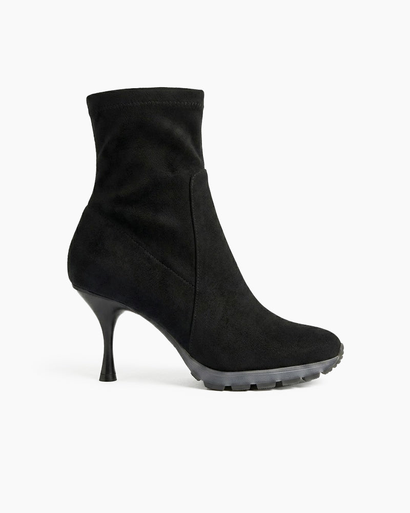 Women’s Urban Athleisure Sock Booties-Black