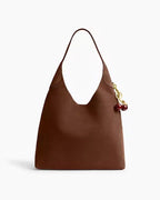 Women's Suede Warm Brown Shoulder Bag