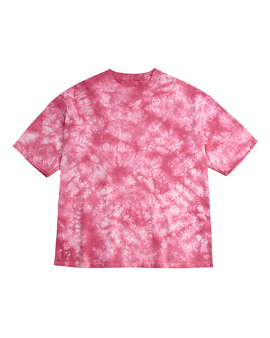 Tie-dye Pattern Fashionable Short-sleeved T-shirt