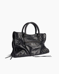 Women's black  LA City Calfskin Bag Mini