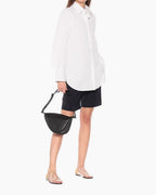 Small Leather Slouchy Banana Bag