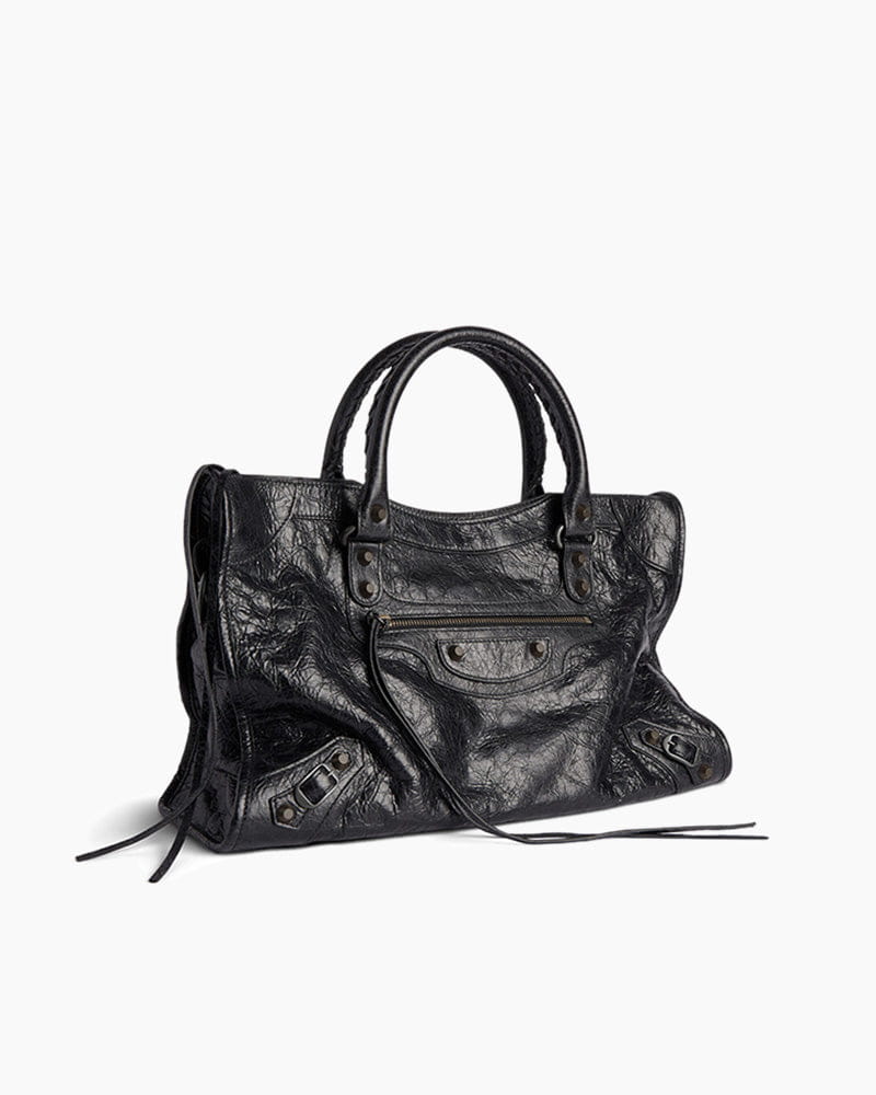 Women's black LA City Calfskin Bag Medium Secondary image