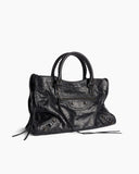 Women's black LA City Calfskin Bag Medium