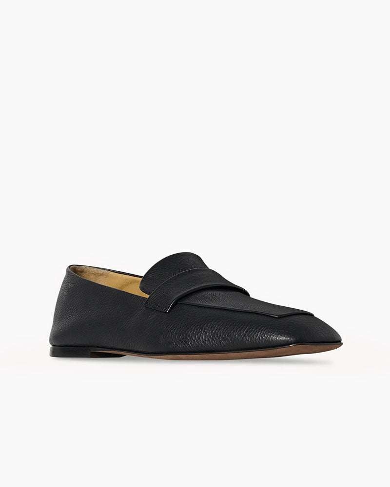 Square Loafer in Leather