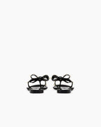 Women's Rockstud Rubber Slippers with Bow and Pyramid Studs
