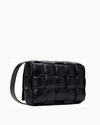 Luxe Weave Puff Shoulder Bag