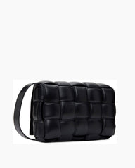 Luxe Weave Puff Shoulder Bag