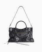Women's black  LA City Calfskin Bag Small