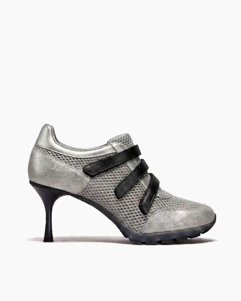 (Pre-sale) Triple-Strap Breathable Mesh High Heel Sneakers