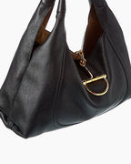 Luxurious Pebbled Leather Shoulder Bag