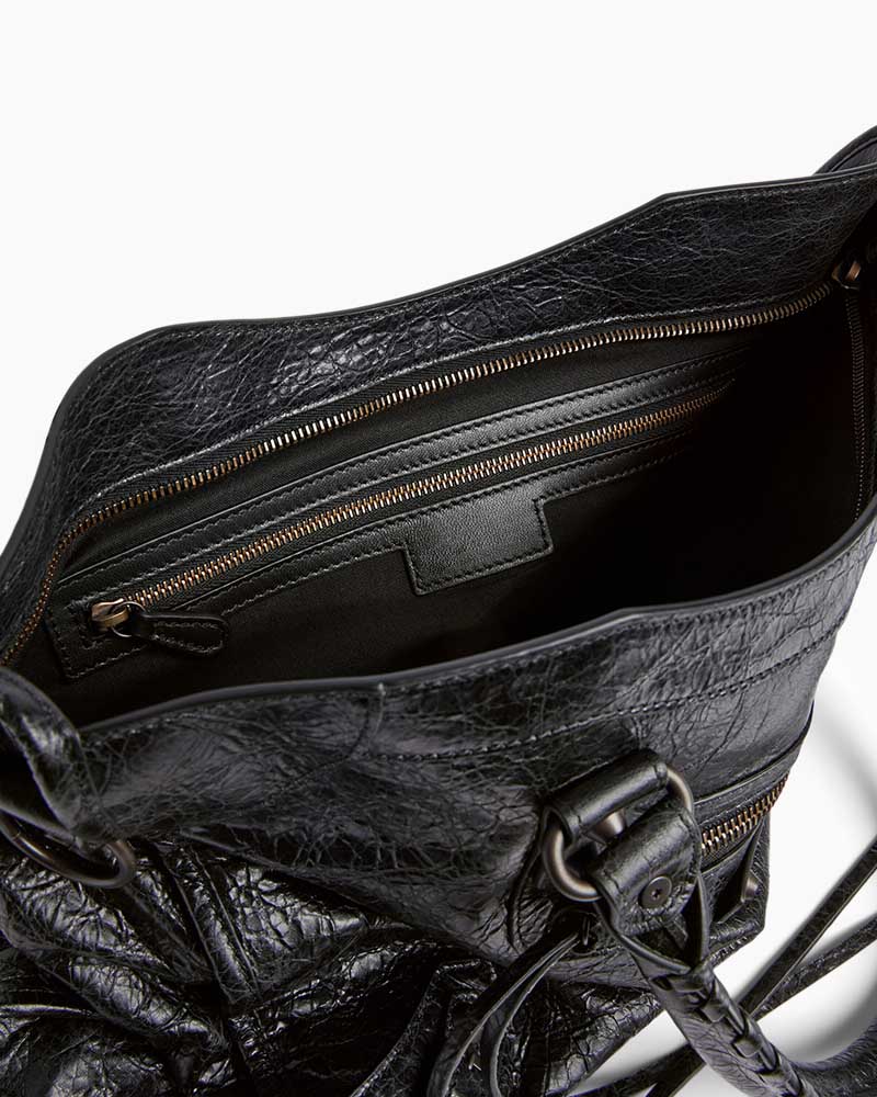 Women's black  LA City Calfskin Bag Small Secondary image