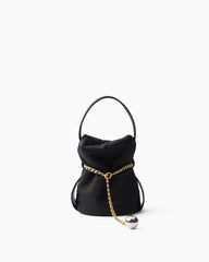 Mini Re-Nylon and Nappa Leather Bucket Bag