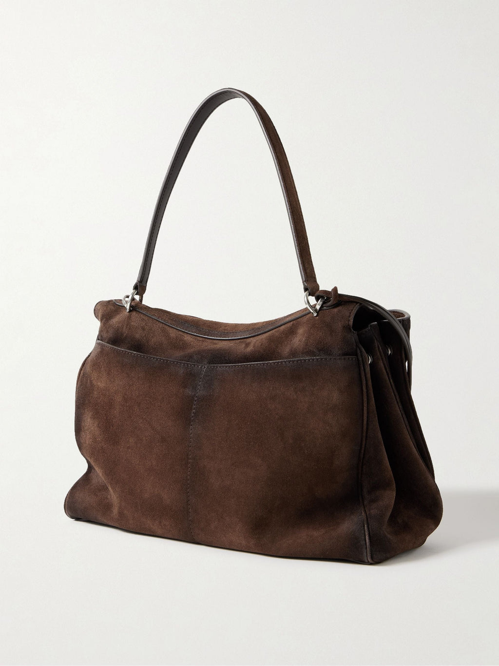 Medium Suede Shoulder Bag