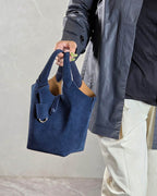 Women's Polo Play Suede Large Tote Bag