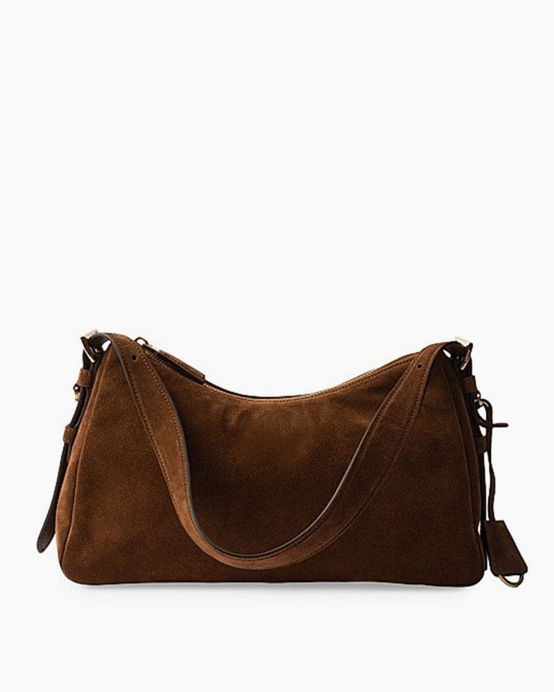 P-Style Medium Suede Shoulder Bag Main image