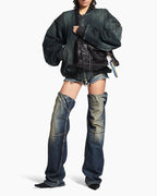 Women's black LA City Calfskin Bag Medium