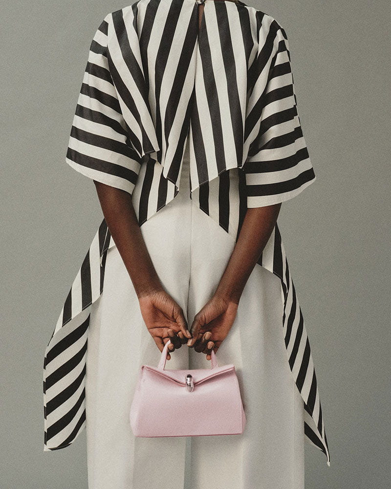 Small Leather Valerie Tote Bag