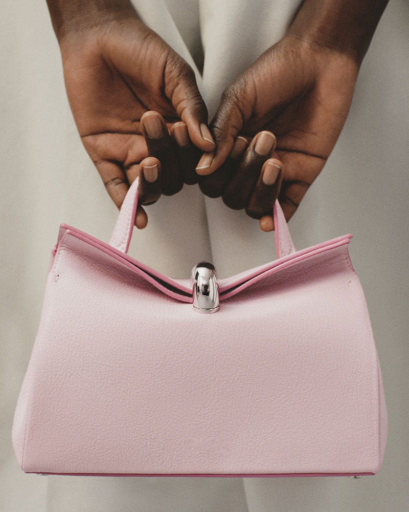 Small Leather Valerie Tote Bag