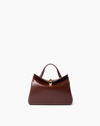 Small Leather Valerie Tote Bag