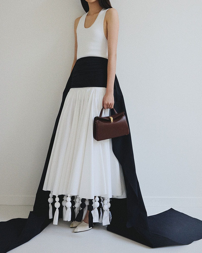 Small Leather Valerie Tote Bag