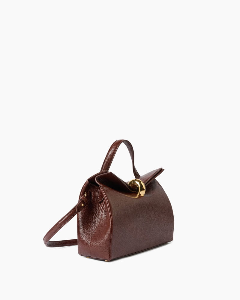Small Leather Valerie Tote Bag