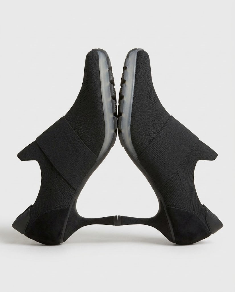 Women’s Elastic Band Dynamic Knit Sport Sole Stilettos
