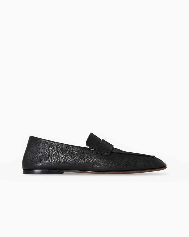 Square Loafer in Leather