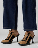 Women’s Sport-Chic Elevate High-Heel Sneaker Sandals-Brown