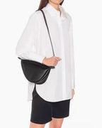 Small Leather Slouchy Banana Bag