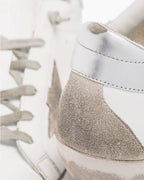 Women's Super Star Distressed Leather Low Top Sneakers